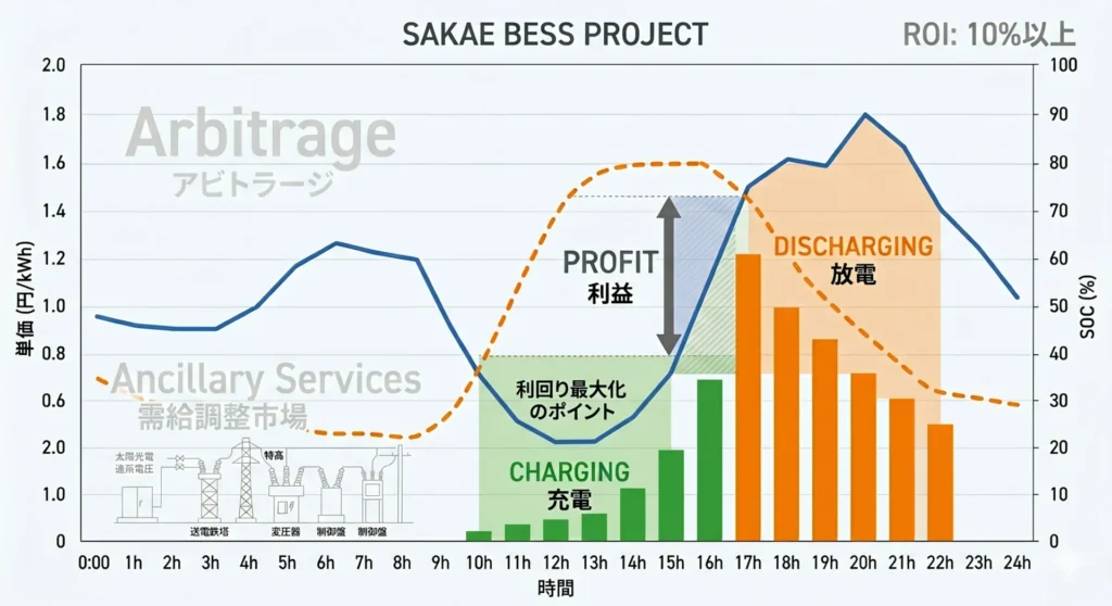 SAKAE_BESS_PROJECTのグラフ１｜株式会社サカエ電気工業